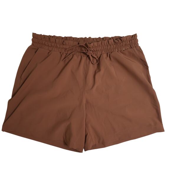 Mondetta Womens Active Short Drawstrings Cuffed Hem High Rise Pockets 3 Colors L - Picture 2 of 16